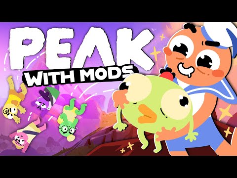 Getting Bing Bong to the peak at all costs! Peak with Mods!