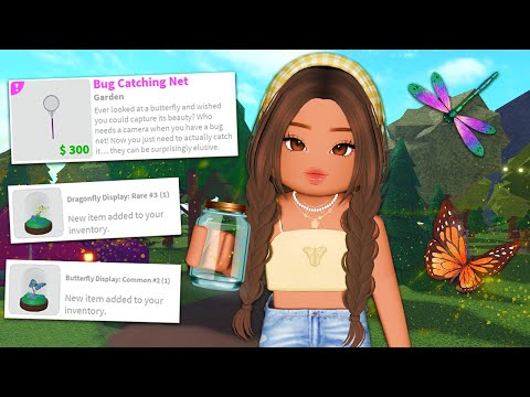 🐞*BUG CATCHING*🏕️CAMPING Update on BLOXBURG!🌳