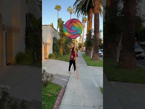 Worlds Largest Lollipop 🍭 #tricks