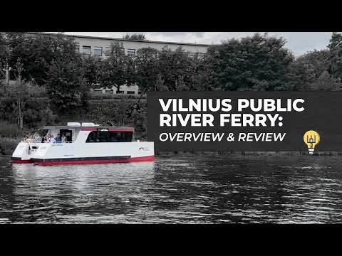 YouTube video thumbnail: Vilnius River Ferry: The City's Newest Form Of Public Transport