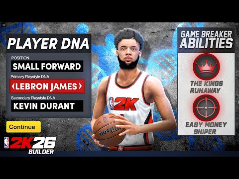 The NBA 2K26 MYPLAYER BUILDER...