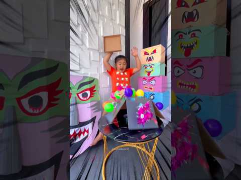 Mainan Kardus PRANK kaget lucu #kreatif #toys #prank #funny #lol