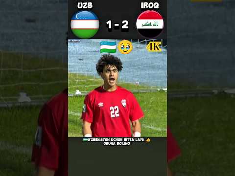 🇺🇿Oʻzbekiston-Iroq 3-2. Узбекистан-Ирак 3-2 серия пенальти #shorts #futboltv