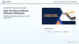 How To Store Lithium Polymer Batteries | Facility Compliance Guide