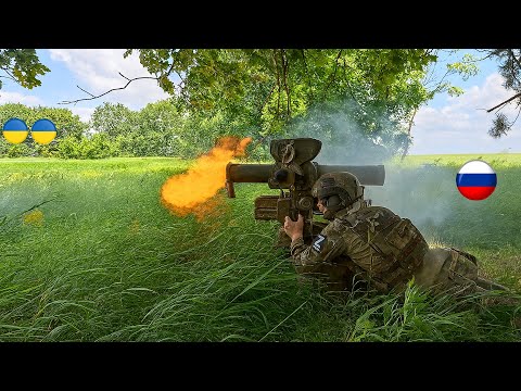 Rare Moment: Russian Kornet ATGM Destroys Ukrainian Armor Caught on Camera