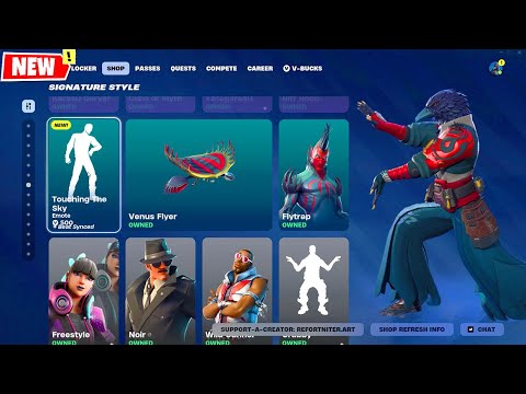 New Touching The Sky Emote in Fortnite ICON SERIES