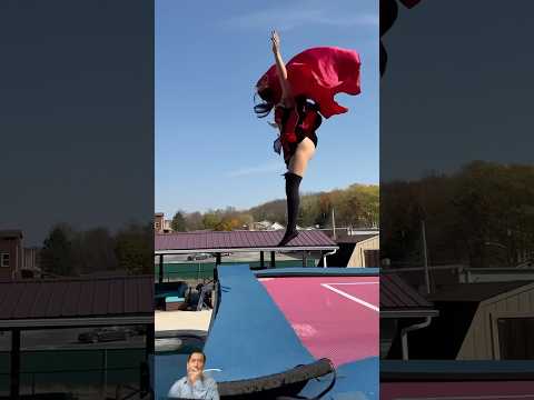 #waterslide #pool  #acrobatics #flip #trampoline #fail #tricking #backflip