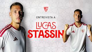 La primera entrevista a Lucas Stassin como jugador del Sevilla FC