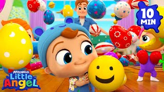 Balloon Song 🎈 Little Angel | Nursery Rhymes for Babies