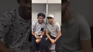 رياض محرز مع رونالدينيو 👑👑❤️