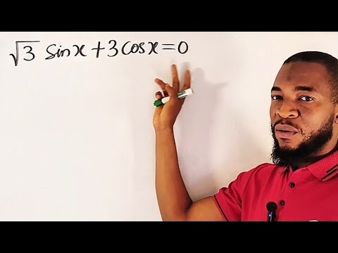 Solving Trigonometric equation by Algebraic substitution | √3sin(x)+3cos(x)=0