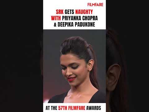 Throwback: When SRK Got Naughty With Priyanka Chopra & Deepika Padukone At 57th Filmfare Awards! ๐๐ฅ