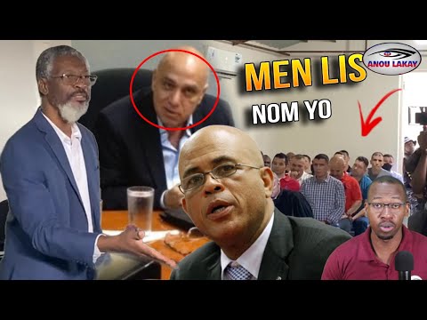 Felix Badio Fenk Pale  Bay Lis Nom Ki Asasine Jovenel nan Tribunal la