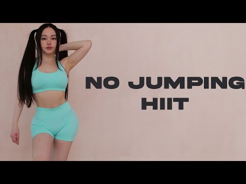 No Jumping HIIT Workout - 20 Min Cardio HIIT Beginner Friendly