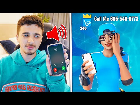 i put my PHONE NUMBER in my FORTNITE NAME...