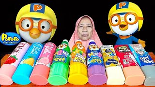 MUKBANG PUDING SUSU KOTAK PUDING PORORO PUDING OLATTE