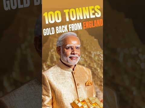 100 Tonnes Gold Back from England | Bank of England #gold #india #shortsvideo