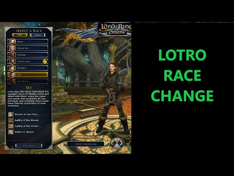 lord of rings online player races