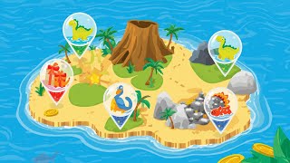Fun Adventure Island – Kids Learning Game Map