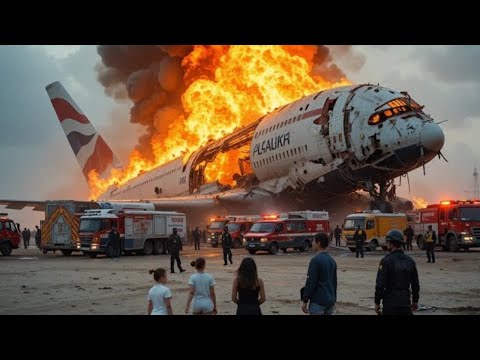 Crash d’Avion CATASTROPHIQUE en Inde Aujourd’hui ! AUCUN SURVIVANT!