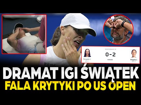 IGA ŚWIĄTEK ODPADA Z US OPEN | FALA KRYTYKI PO PRZEGRANEJ Z PEGULA | CO SIĘ DZIEJE z LIDERKĄ WTA?