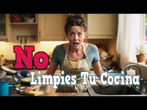 ¡Alerta, Mujer Ama de Casa! No Limpies Tu Cocina de Esta Forma