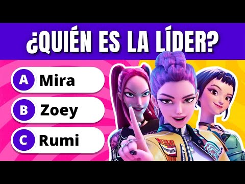 TRIVIA: GUERRERAS K-POP 🤩🎤 | ¿Cuanto sabes de K-POP DEMON HUNTERS? ✨| Adivina la voz