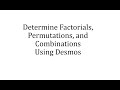 Understanding Factorials, Permutations, and Combinations