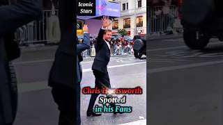 Chris Hemsworth spotted in his Fans#chrishemsworth #shorts #youtubeshorts #hollywoodshorts