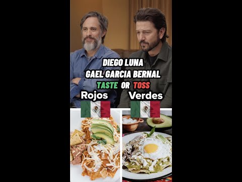 Gael Garcia Bernal y Diego Luna Taste or Toss #shorts