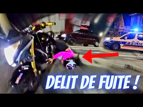 🚨DELIT DE FUITE EN DIRECT😱!! ELLE SE FAIT DÉFONCER ! ( accident )