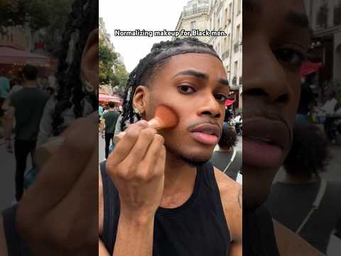 Normalizing makeup for Black men.