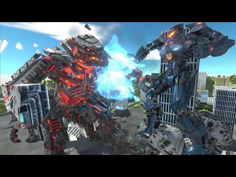 Pacific Rim: Gipsy Danger & Cherno Alpha VS. Mech Kaijus - Animal Revolt Battle Simulator
