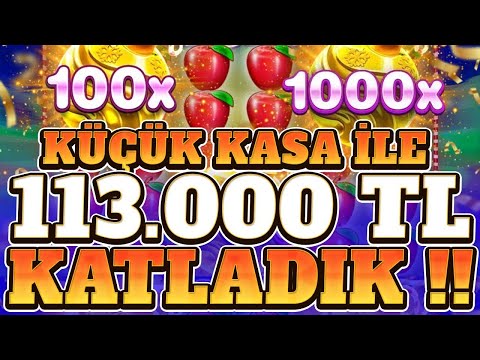 SWEET BONANZA 1000 YENİ OYUN | 7.300 TL İLE 113.000 TL KAZANDIK | SLOT OYUNLARI KASA KATLAMA