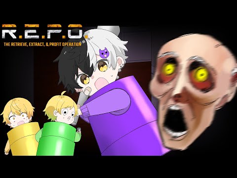 幼馴染３人と今世界で一番人気の面白すぎるホラーゲーム『 R.E.P.O. 』やったら面白すぎて腹ちぎれたｗｗｗｗ【AMPTAK】【まぜ太/ぷりっつ/あっきぃ】