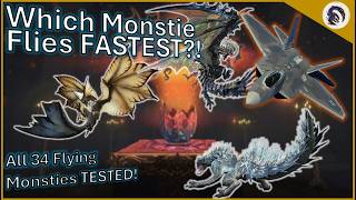 Which Monstie *FLIES* the FASTEST?? [MH Stories 3]