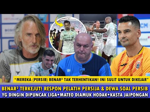 🔵PERSIB DINGIN DIPUNCAK! PELATIH PERSIJA & DEWA UTD SAMPAI RESPON BEGINI😱PESAING SEBENARNYA PERSIB!