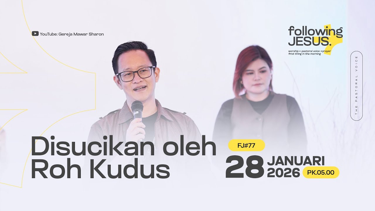 DISUCIKAN OLEH ROH KUDUS