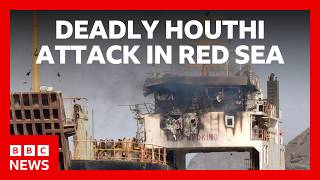 YouTube video thumbnail: Iran-Backed Houthis Launch Deadly Attack on Ship in Red Sea
