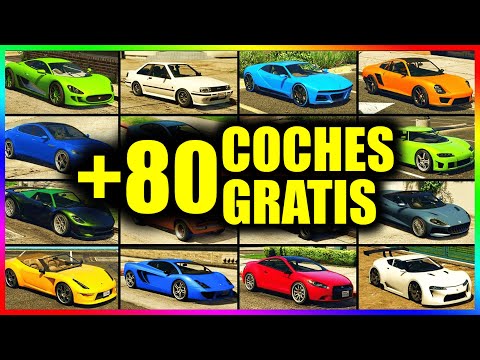 +80 COCHES GRATIS que TODOS pueden TENER en GTA Online