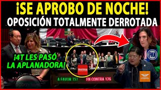 ¡APROBADA ANOCHE! 4T LE PASÓ LA APLANADORA AL PRIAN, MÉXICO AL FIN CELEBRA, CLAUDIA FELIZ FELIZ!