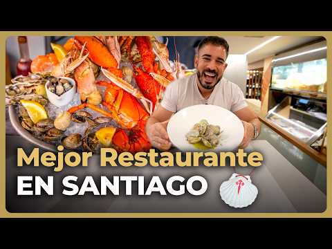 Fui al MEJOR RESTAURANTE de SANTIAGO de COMPOSTELA - MUCHO MARISCO!!!