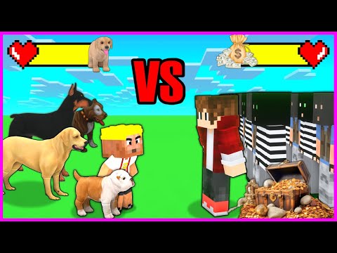 HIRSIZ ÇOCUK ORDUSU VS EFEKAN VE KÖPEK ÇETESİ ORDUSU! 😱 - Minecraft