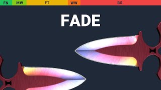 Shadow Daggers Fade Wear Preview