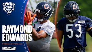 Kalif Raymond, T.J. Edwards talk talent on Bears roster | Press Conference