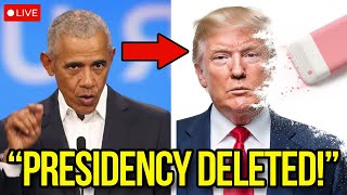 Barack Obama DELETES Trump's Presidency — History ERASED Forever