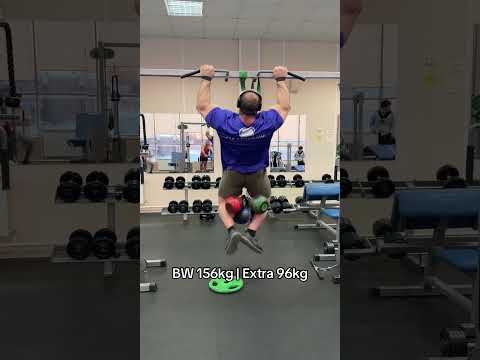 Kettlebells don’t fit between my legs…#gymtok #andreysmaev #pullups #weightlifting #power
