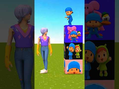 Pol-pOi-Pol-pOi-Pol-pOi-Po-Po Dance Challenge๐ #kpopdemonhunters #3danimation#shorts