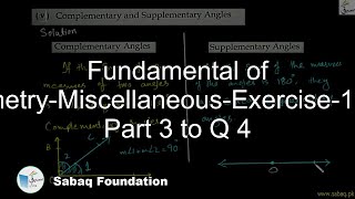 Fundamental of Geometry-Miscellaneous-Exercise-11-Q-2 Part 3 to Q 4
