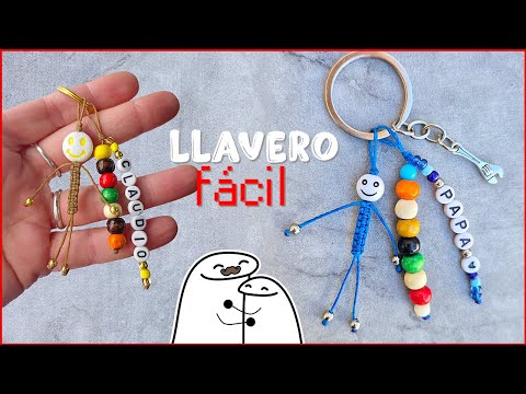 como hacer LLAVERO fácil y bonito para regalar o vender🔑🎁